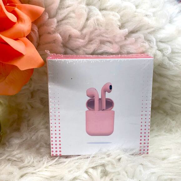 NEW IN BOX ACCENT AX12 AIRBUDS BLUETOOTH PINK - Picture 1 of 3